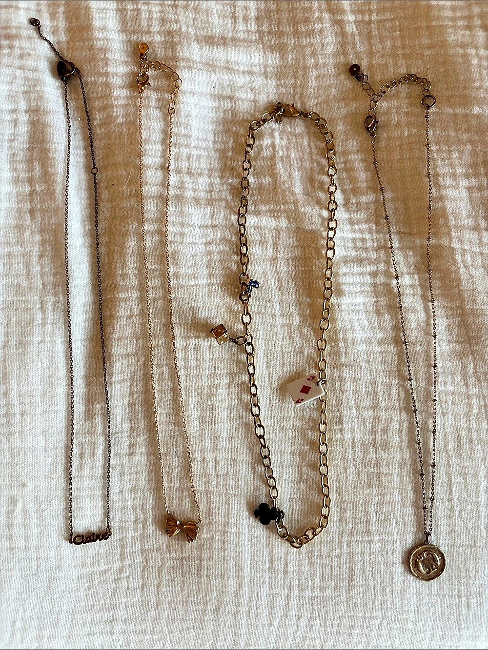 Layered Gold-Tone Necklace Set